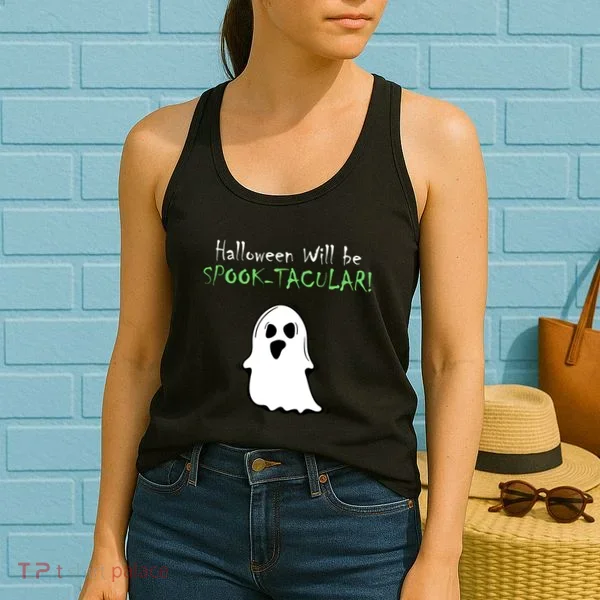 Halloween Will Be Spooktacular Ghost Women's Tank Top