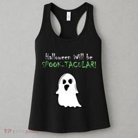 Halloween Will Be Spooktacular Ghost Women's Tank Top thumb 3