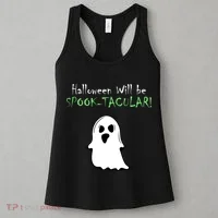 Halloween Will Be Spooktacular Ghost Women's Tank Top thumb 3