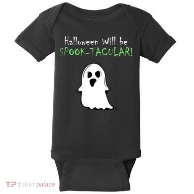 Halloween Will Be Spooktacular Ghost Baby Bodysuit