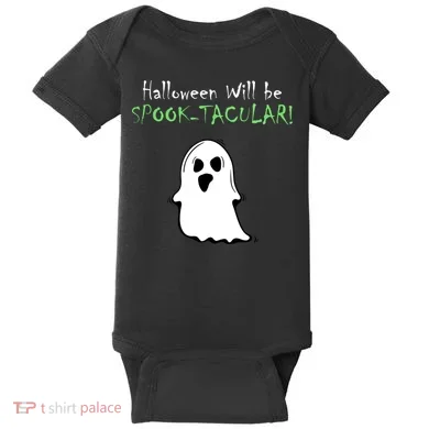 Halloween Will Be Spooktacular Ghost Baby Bodysuit