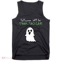 Halloween Will Be Spooktacular Ghost Tank Top thumb 0