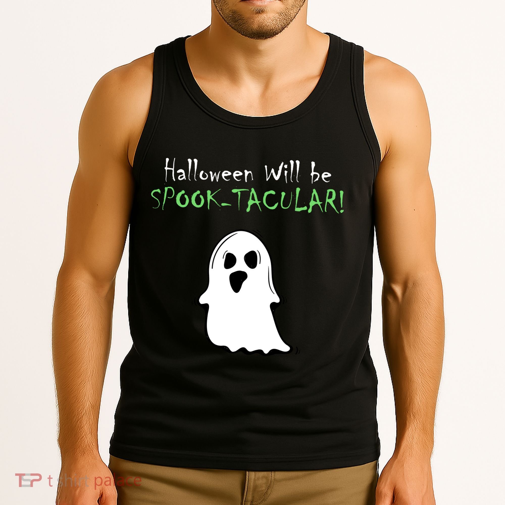 Halloween Will Be Spooktacular Ghost Tank Top