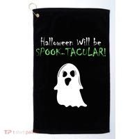 Halloween Will Be Spooktacular Ghost Golf Towel thumb 0