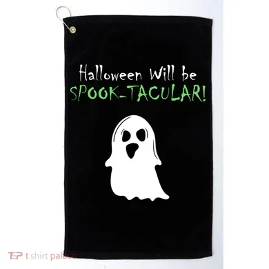 Halloween Will Be Spooktacular Ghost Golf Towel