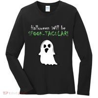 Halloween Will Be Spooktacular Ghost Women's Long Sleeve Shirt thumb 0