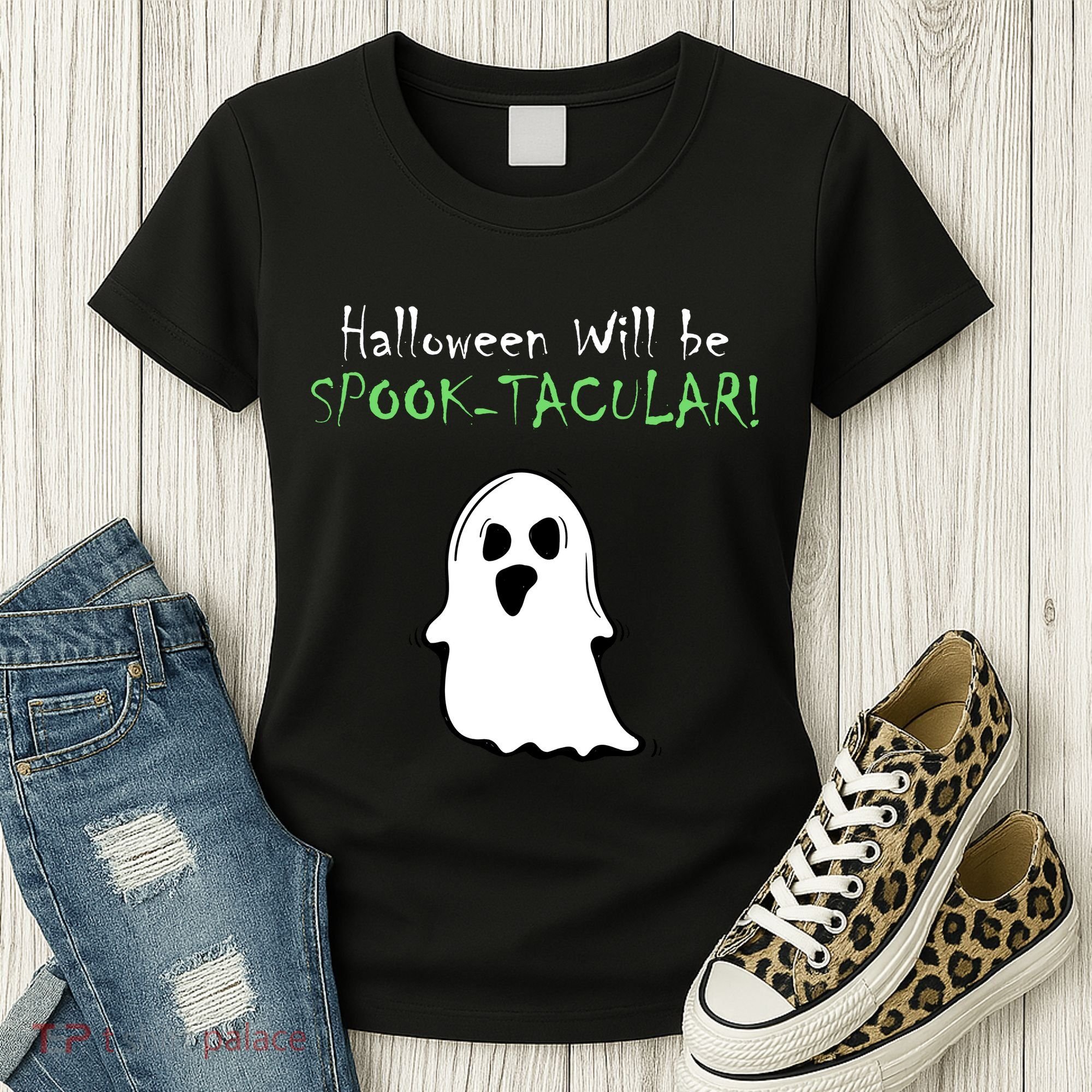 Halloween Will Be Spooktacular Ghost Women's T-Shirt
