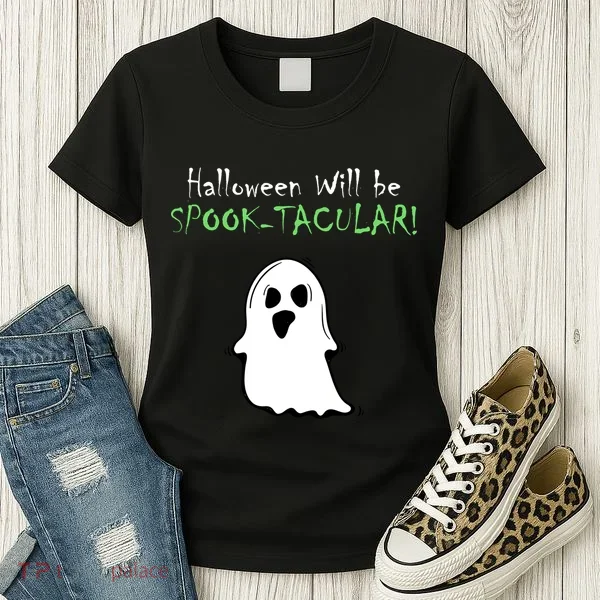 Halloween Will Be Spooktacular Ghost Women's T-Shirt