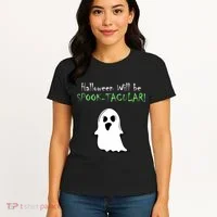 Halloween Will Be Spooktacular Ghost Women's T-Shirt thumb 4