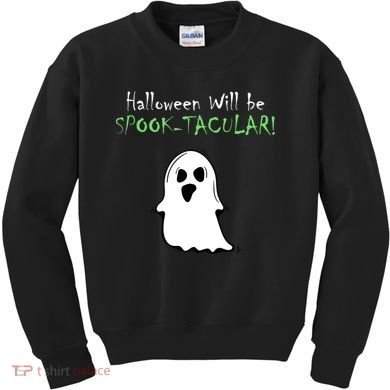 Halloween Will Be Spooktacular Ghost Kids Sweatshirt