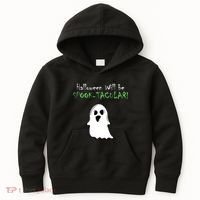 Halloween Will Be Spooktacular Ghost Kids Hoodie thumb 0