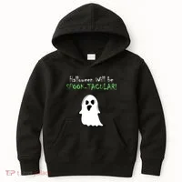 Halloween Will Be Spooktacular Ghost Kids Hoodie thumb 0