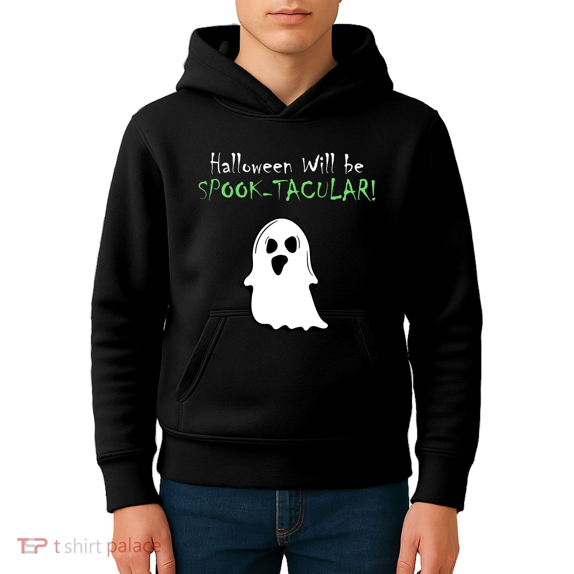 Halloween Will Be Spooktacular Ghost Kids Hoodie