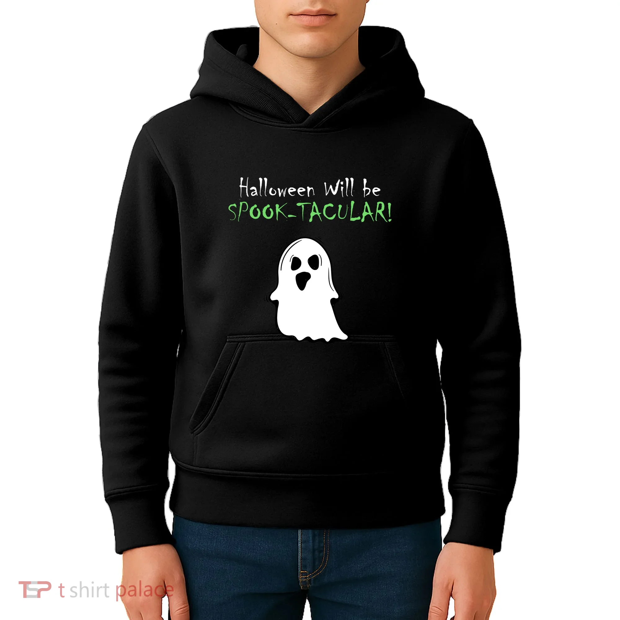 Halloween Will Be Spooktacular Ghost Kids Hoodie
