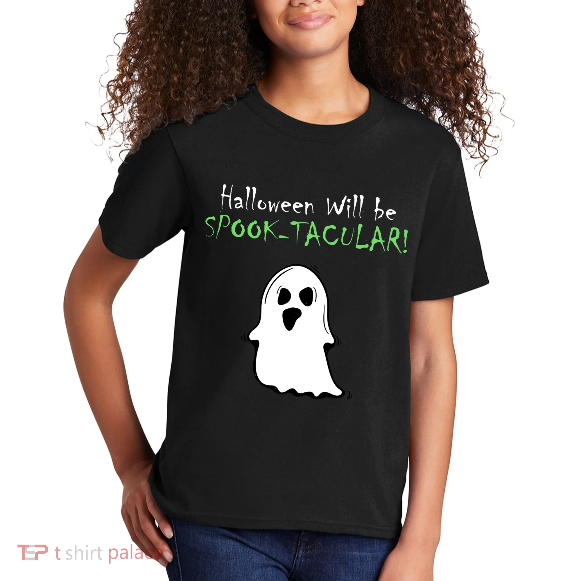 Halloween Will Be Spooktacular Ghost Kids T-Shirt