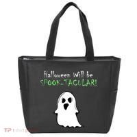 Halloween Will Be Spooktacular Ghost Tote Bag thumb 0