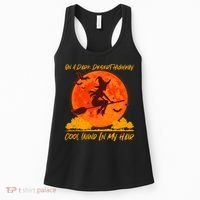 Halloween Witch On A Dark Desert Highway Women's Tank Top thumb 0