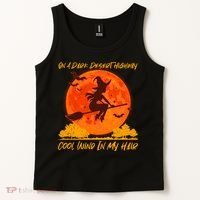 Halloween Witch On A Dark Desert Highway Tank Top thumb 2