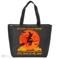 Halloween Witch On A Dark Desert Highway Tote Bag thumb 0