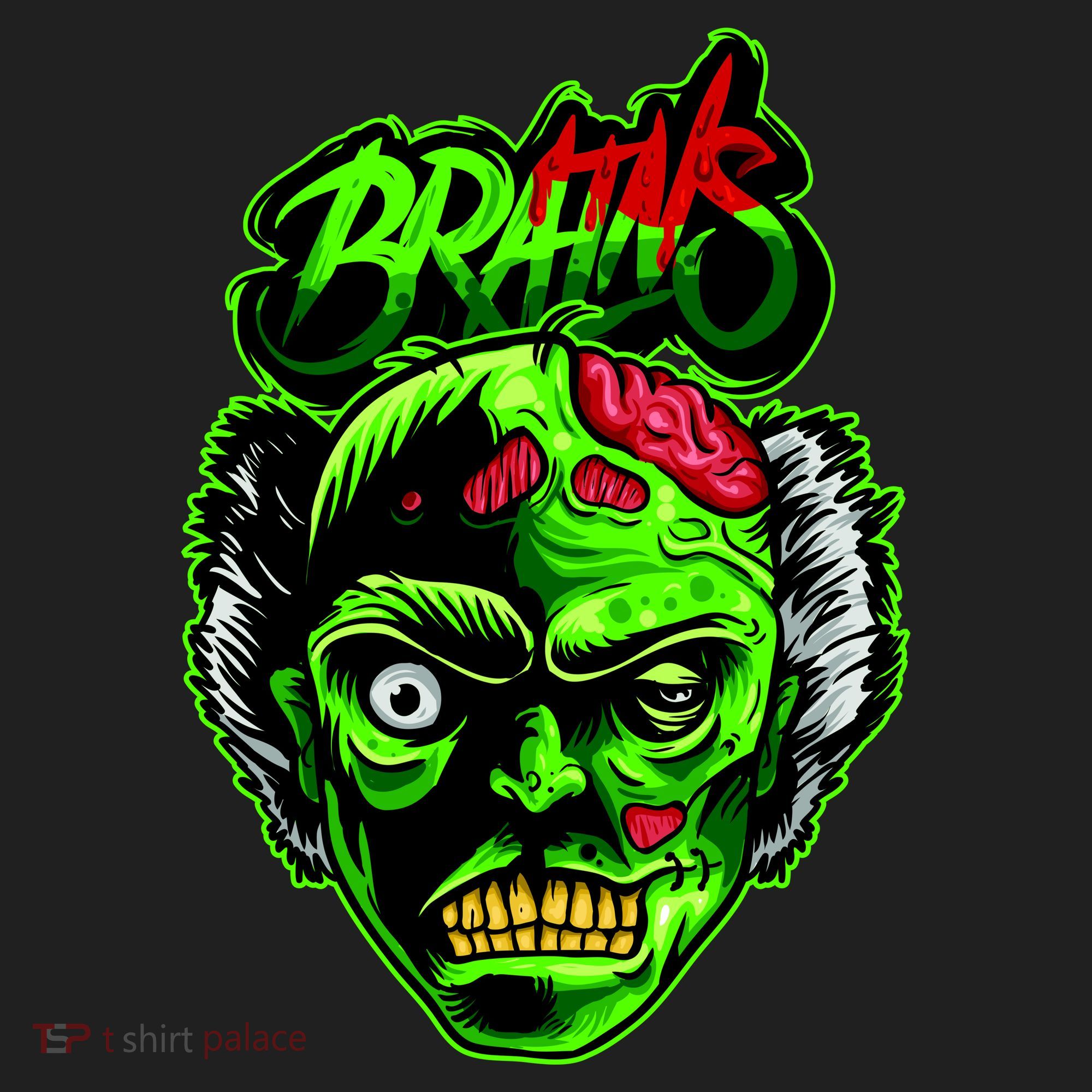 Halloween Zombie Brains Women's Sweatshirt