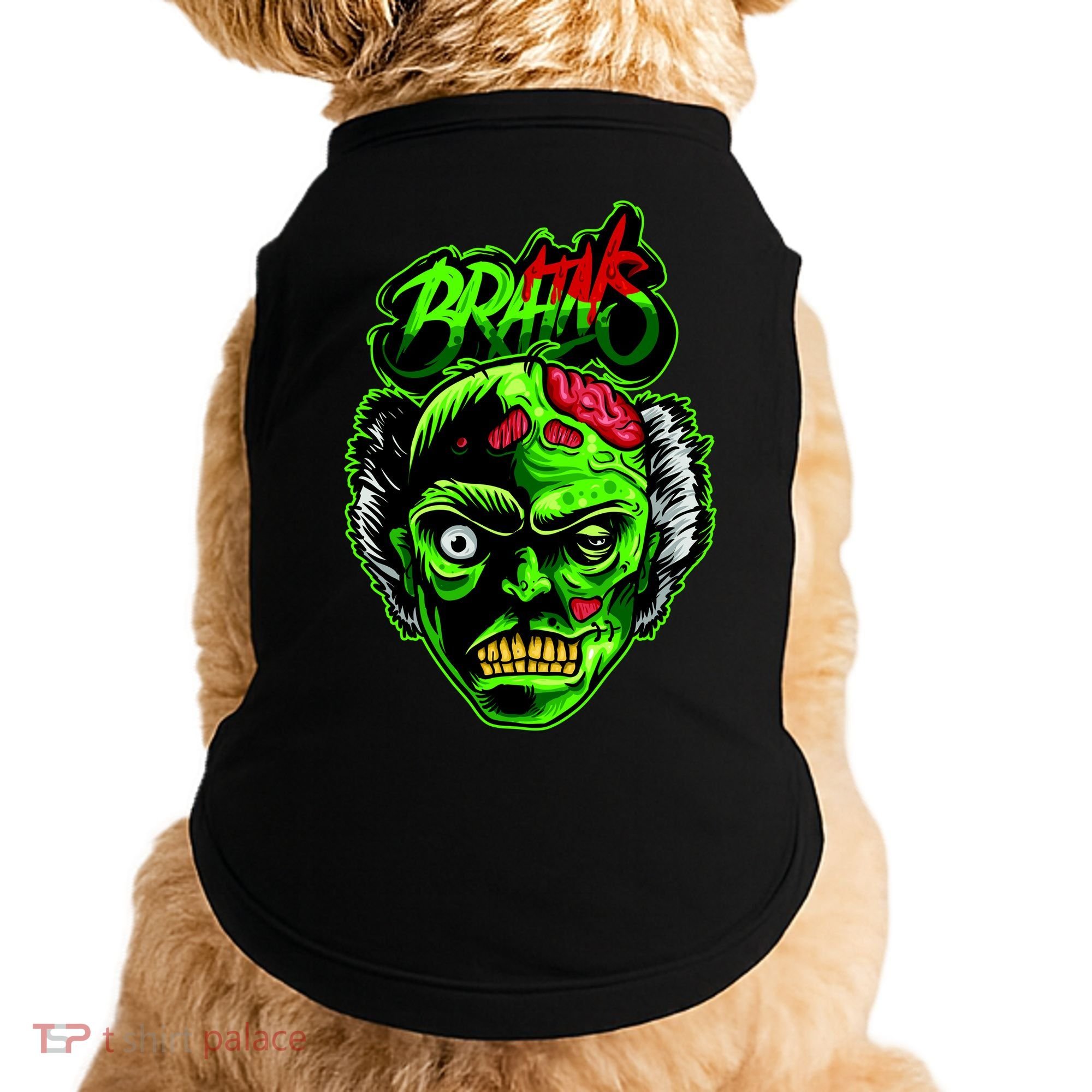 Halloween Zombie Brains Doggie Tank
