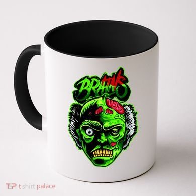 Halloween Zombie Brains Coffee Mug