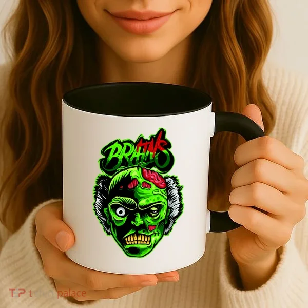 Halloween Zombie Brains Coffee Mug
