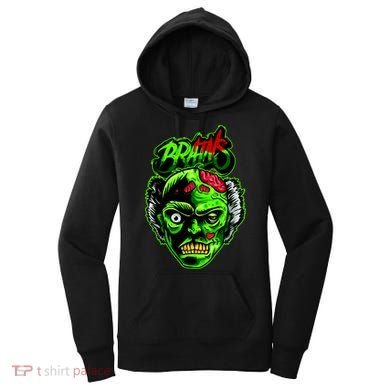 Halloween Zombie Brains Women's Hoodie