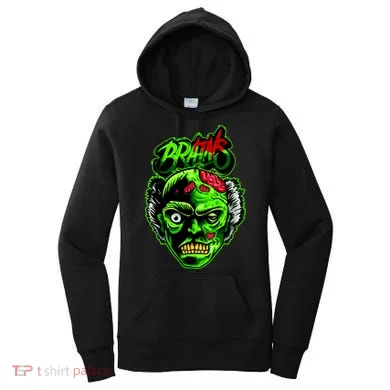 Halloween Zombie Brains Women's Hoodie