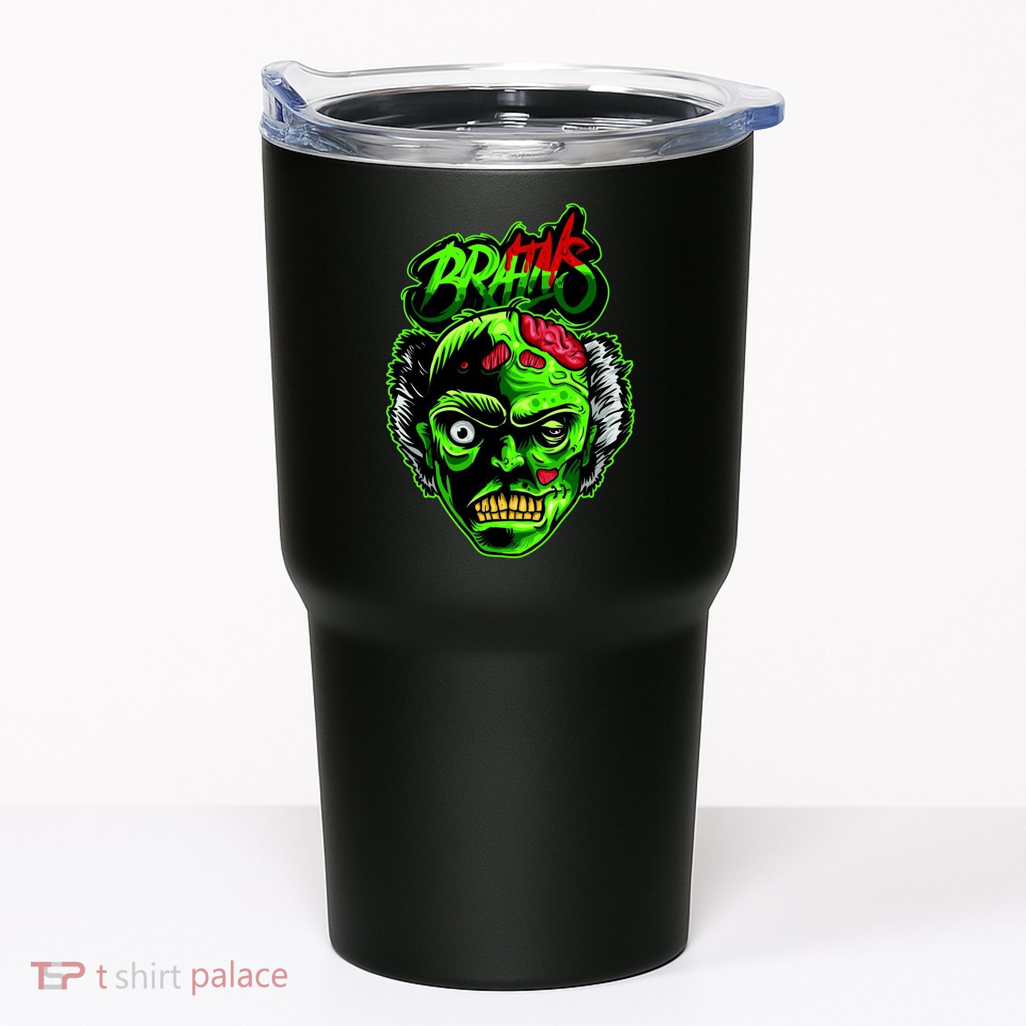 Halloween Zombie Brains Tumbler