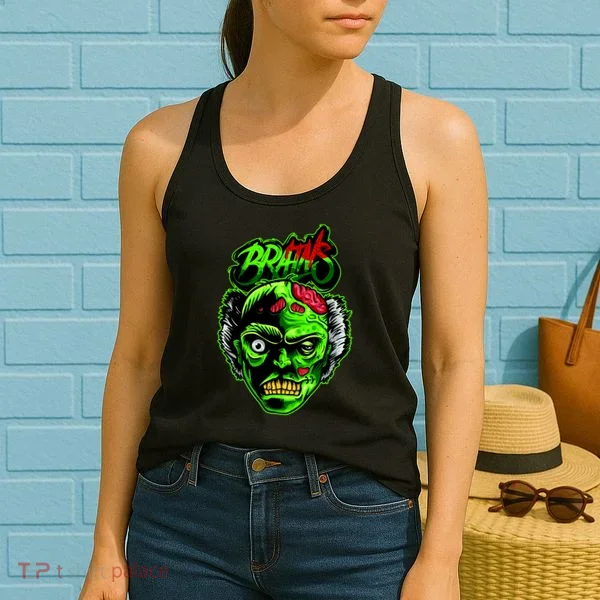 Halloween Zombie Brains Women's Tank Top