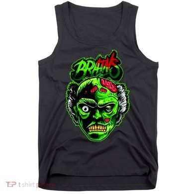 Halloween Zombie Brains Tank Top