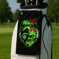 Halloween Zombie Brains Golf Towel thumb 2