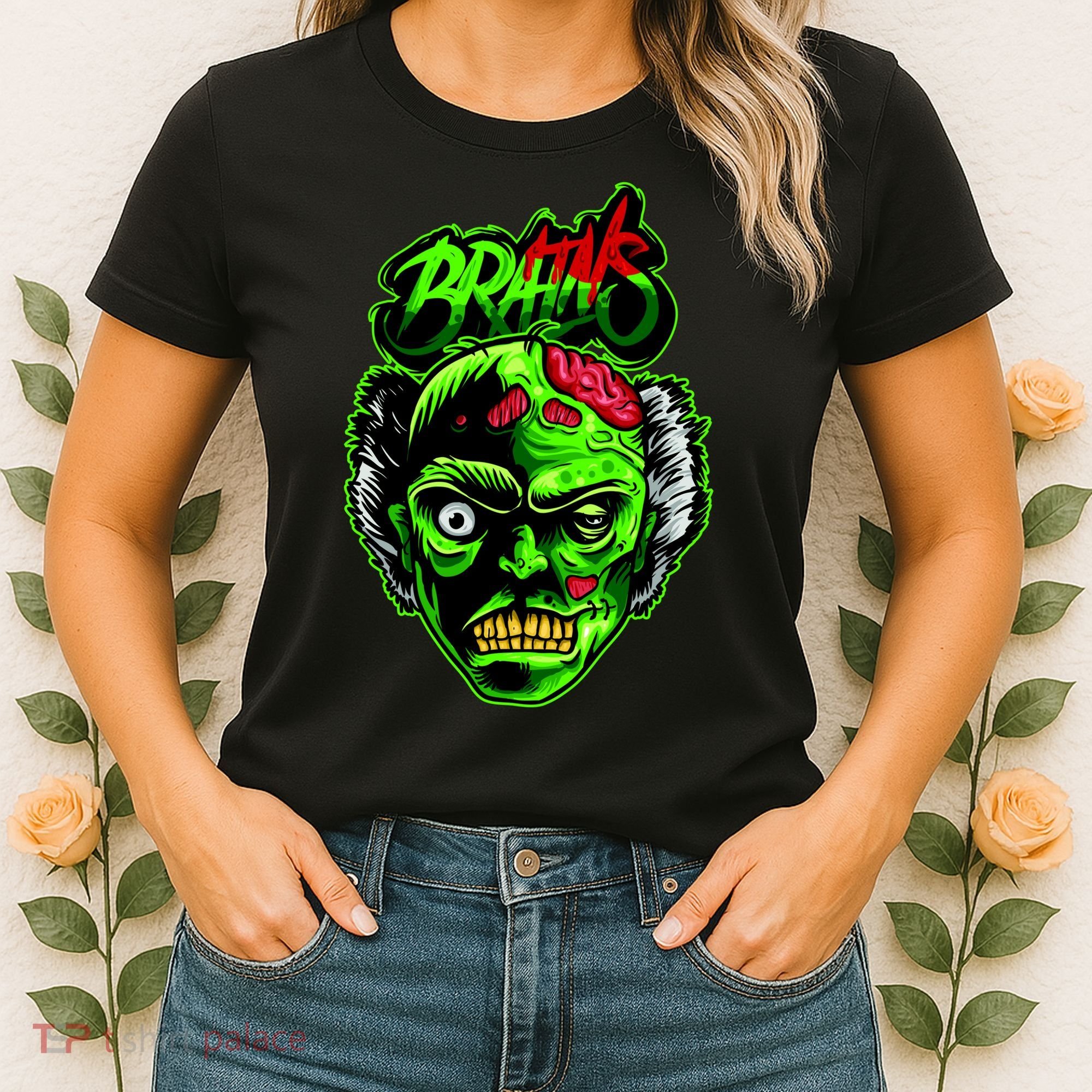 Halloween Zombie Brains Women's T-Shirt