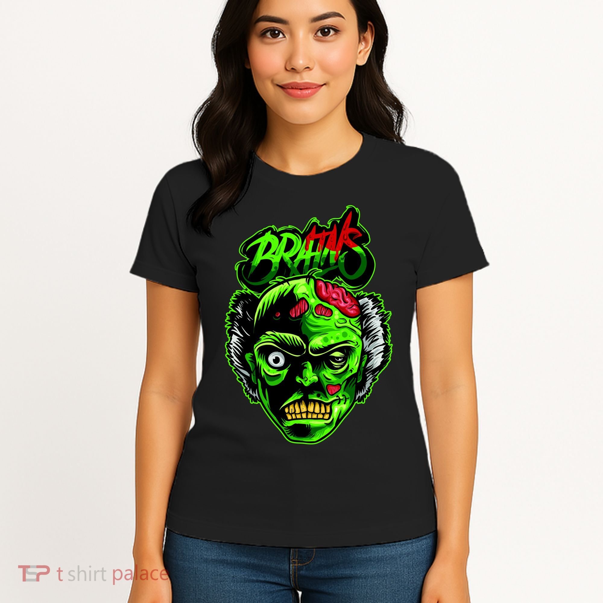 Halloween Zombie Brains Women's T-Shirt
