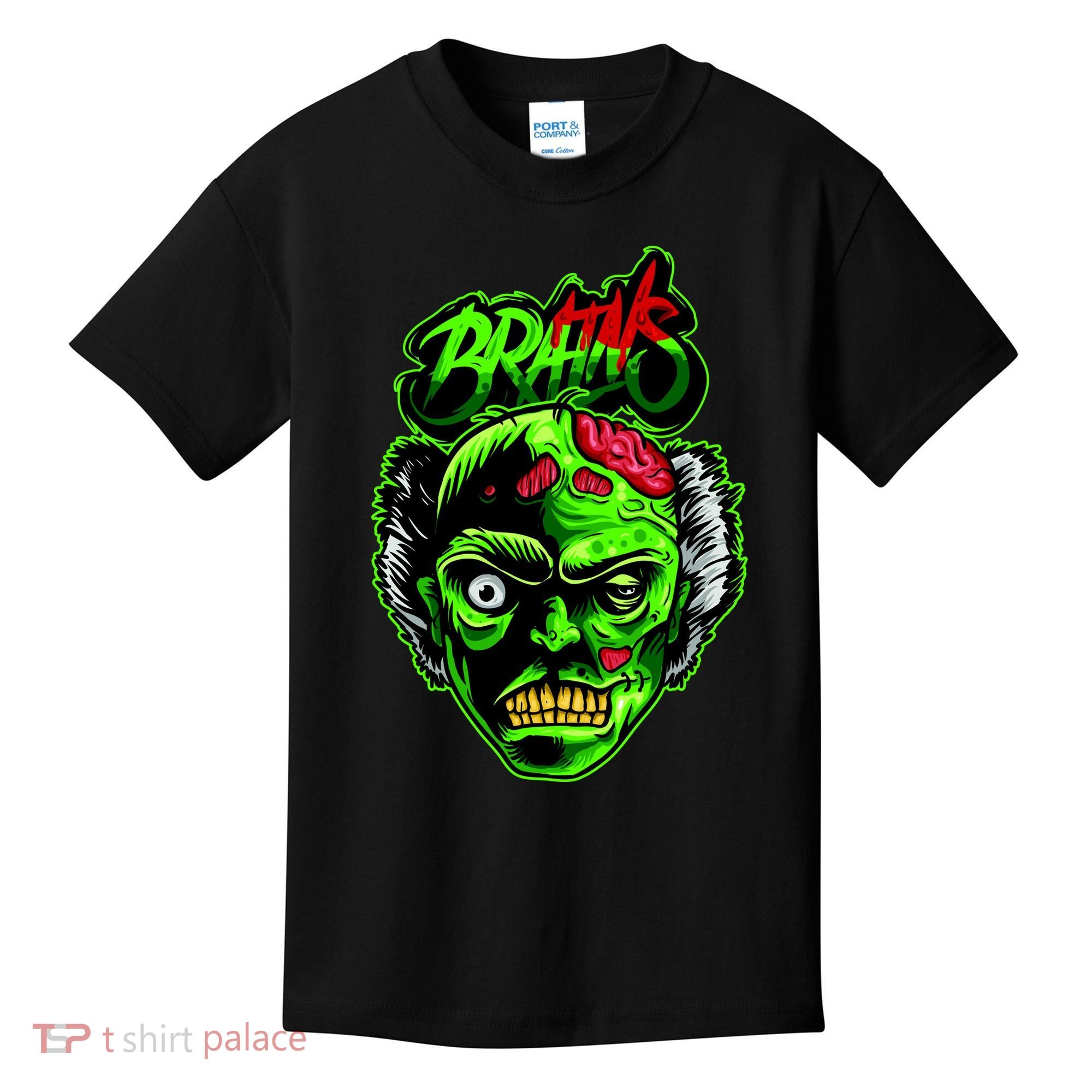 Halloween Zombie Brains Kids T-Shirt