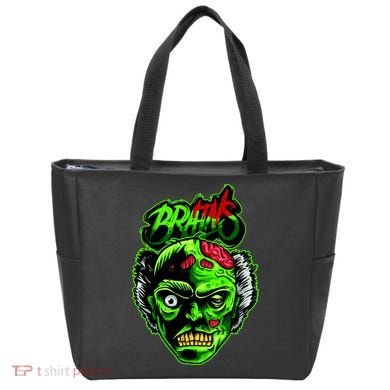 Halloween Zombie Brains Tote Bag