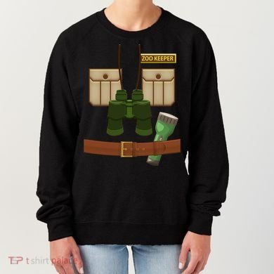 Halloween Zookeeper Costume Women's Sweatshirt