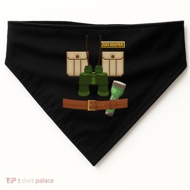 Halloween Zookeeper Costume USA-Made Doggie Bandana