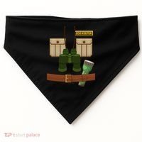 Halloween Zookeeper Costume USA-Made Doggie Bandana thumb 0