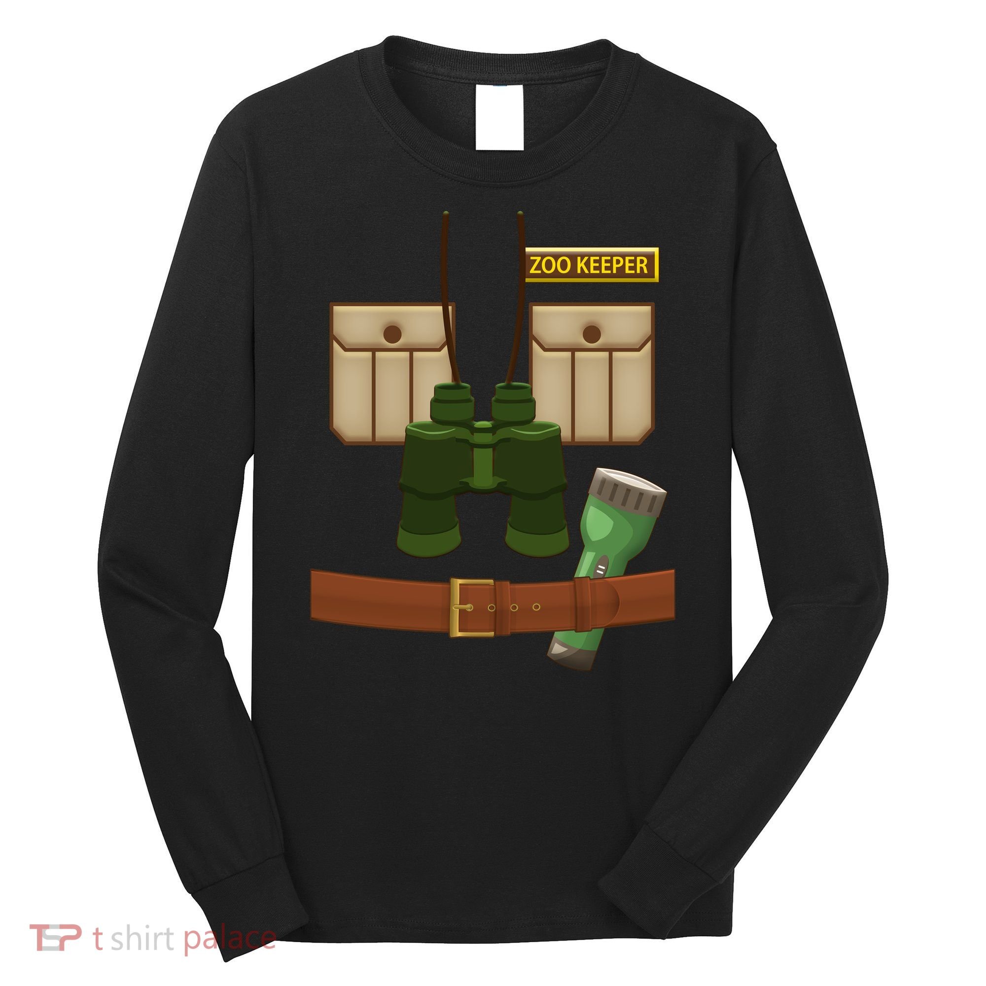 Halloween Zookeeper Costume Long Sleeve Shirt