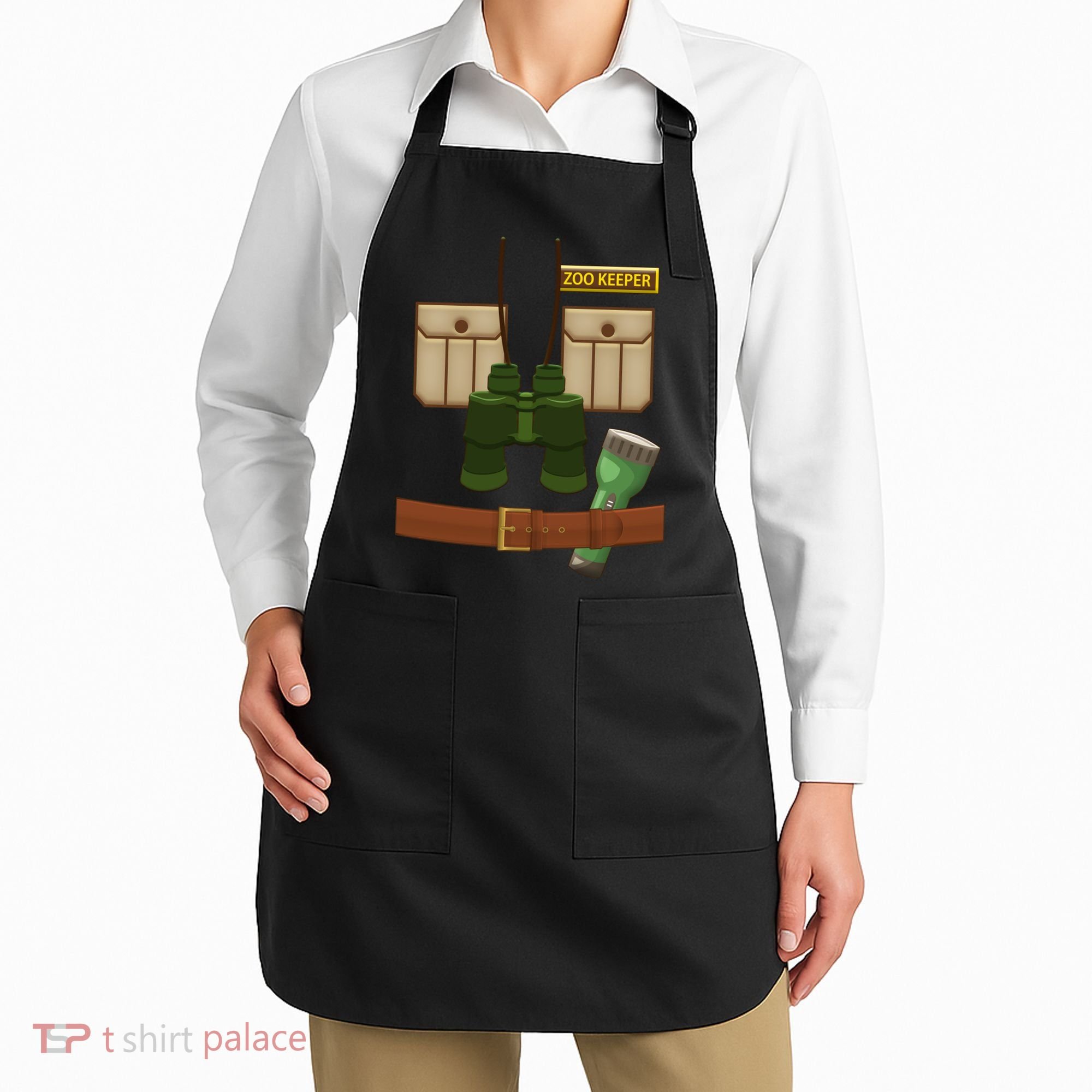 Halloween Zookeeper Costume Apron