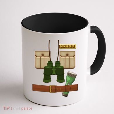 Halloween Zookeeper Costume Coffee Mug back