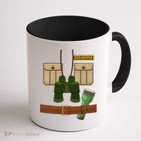 Halloween Zookeeper Costume Coffee Mug thumb 1