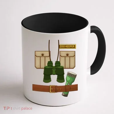 Halloween Zookeeper Costume Coffee Mug back