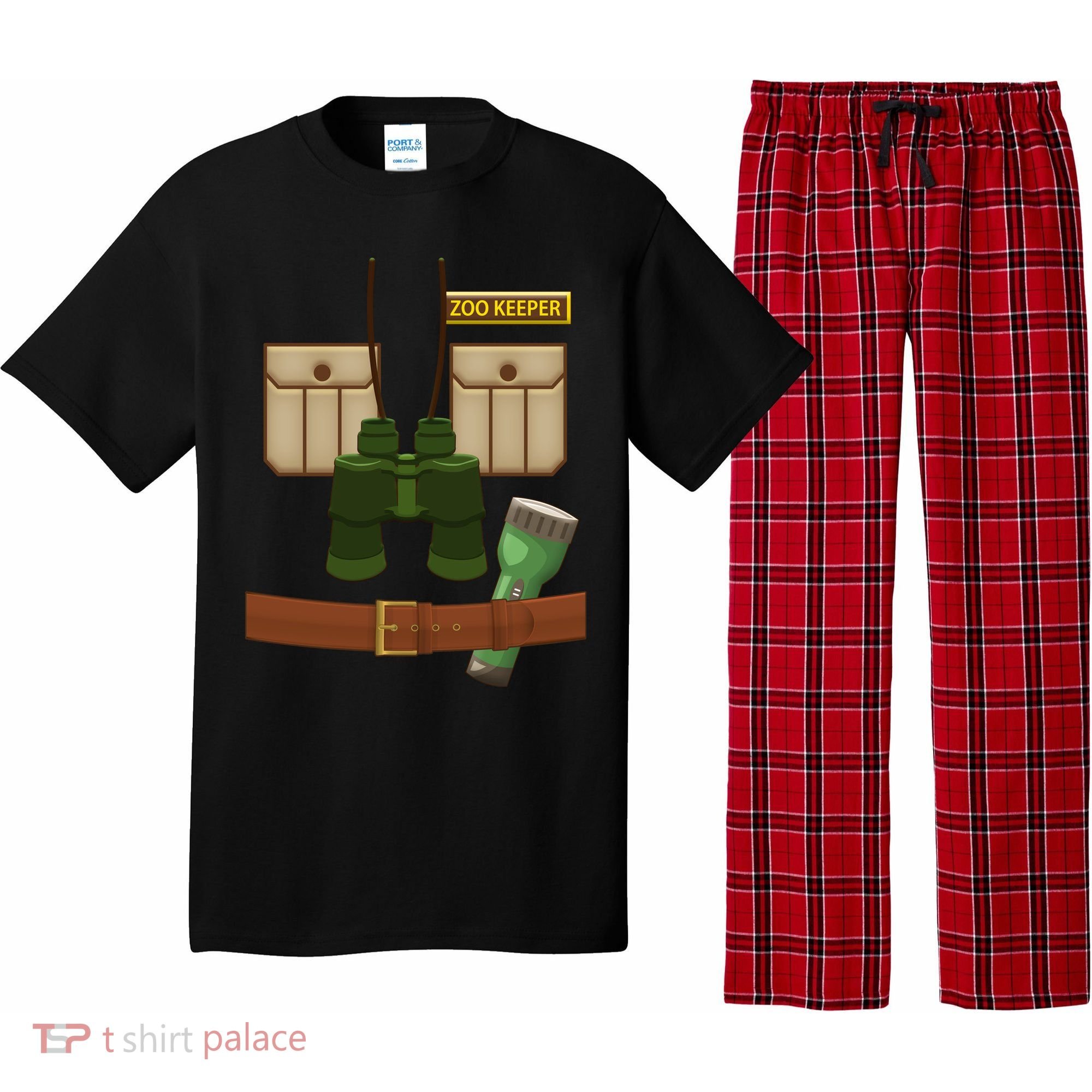 Halloween Zookeeper Costume Pajama Set