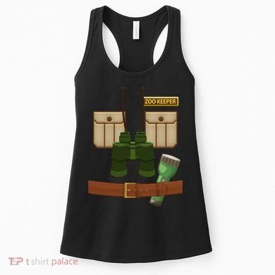 Halloween Zookeeper Costume Women's Tank Top