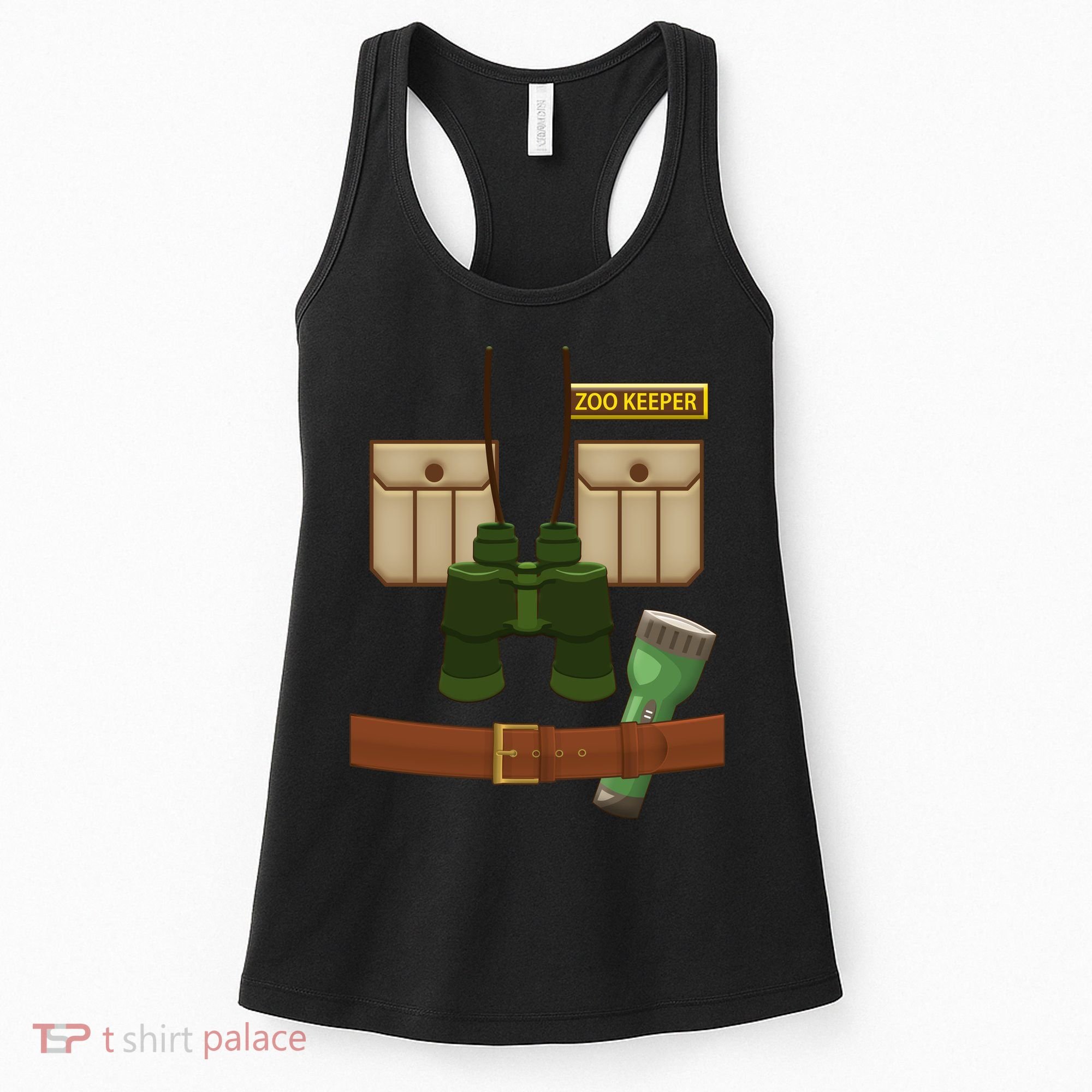 Halloween Zookeeper Costume Women's Tank Top