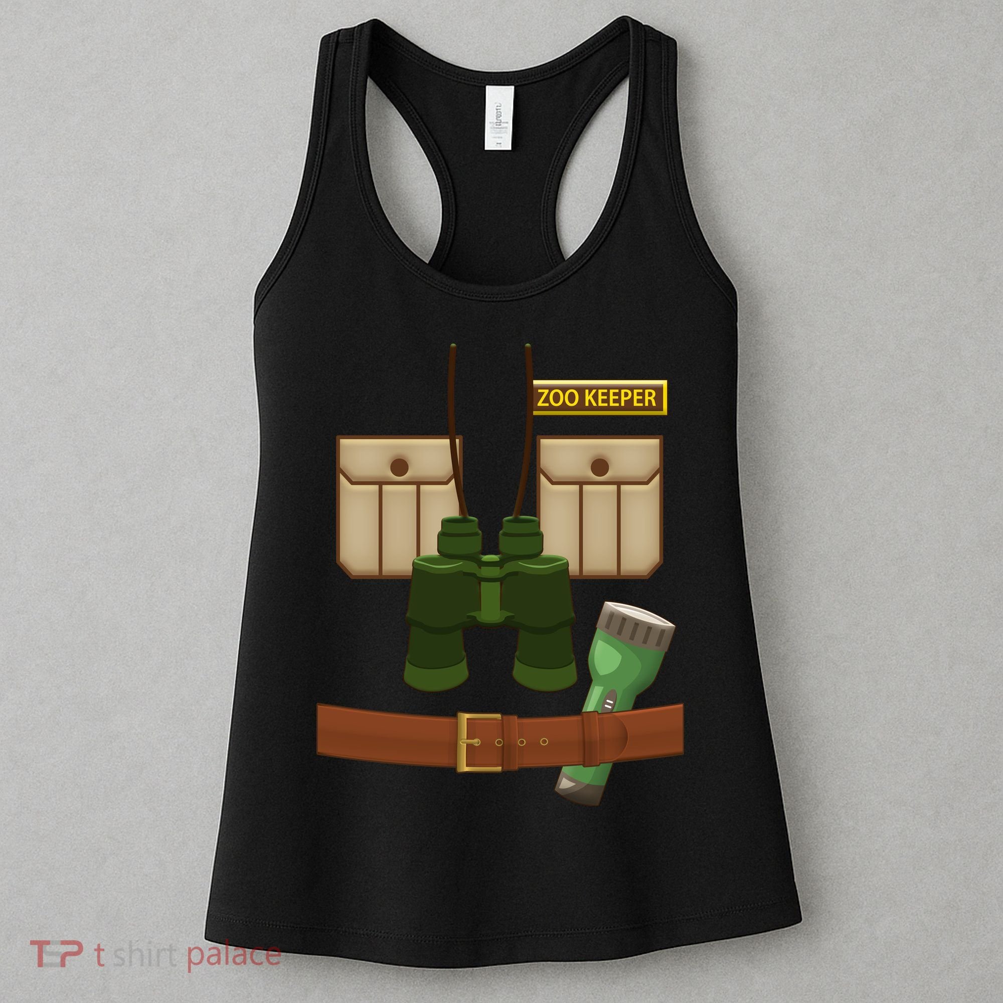 Halloween Zookeeper Costume Women's Tank Top