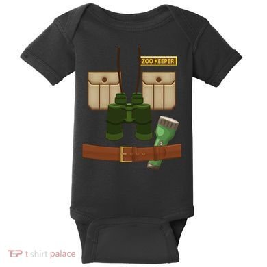 Halloween Zookeeper Costume Baby Bodysuit